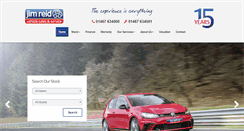 Desktop Screenshot of jimreidvehiclesales.co.uk